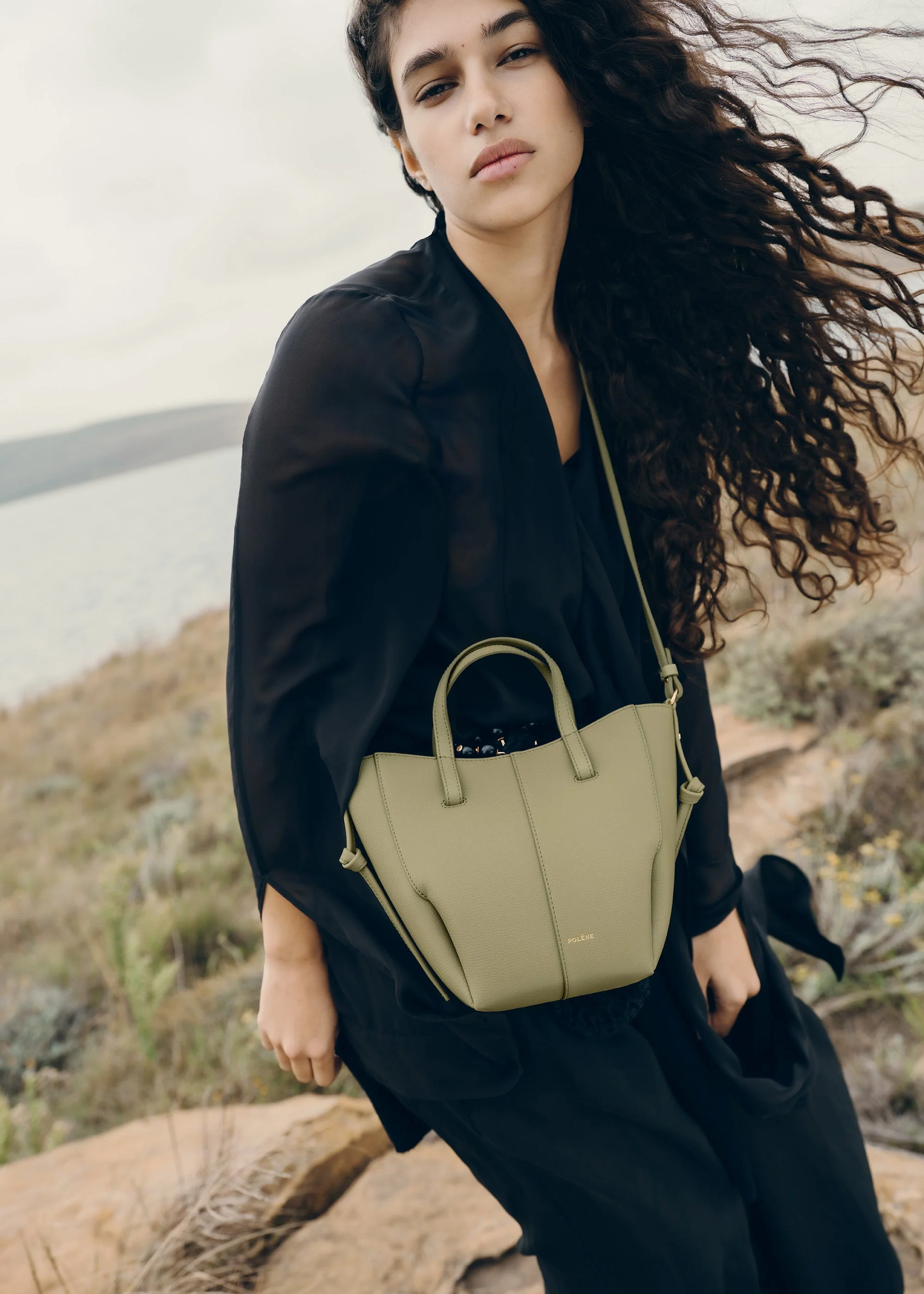 Cyme Tote Nano - Textured Linden - Image 3