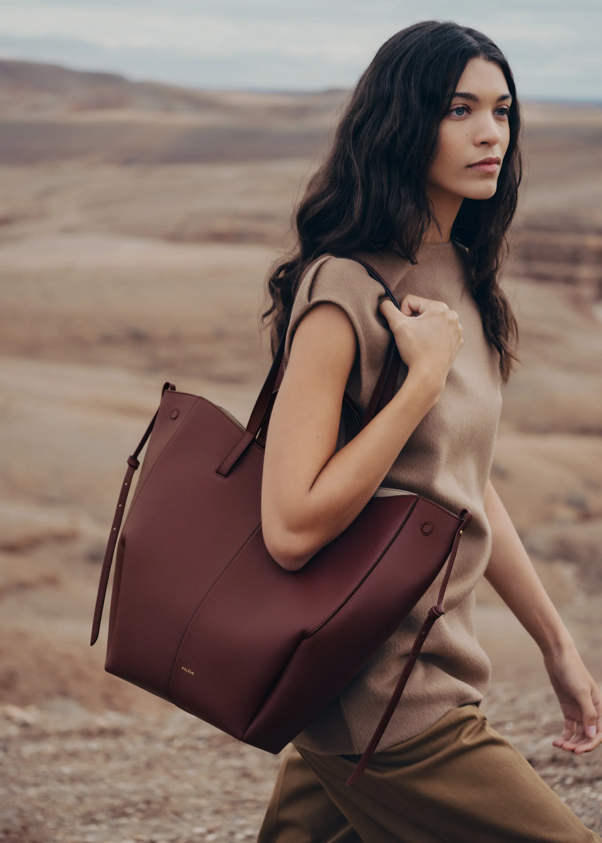 Cyme Tote - Textured Black Cherry - Image 3