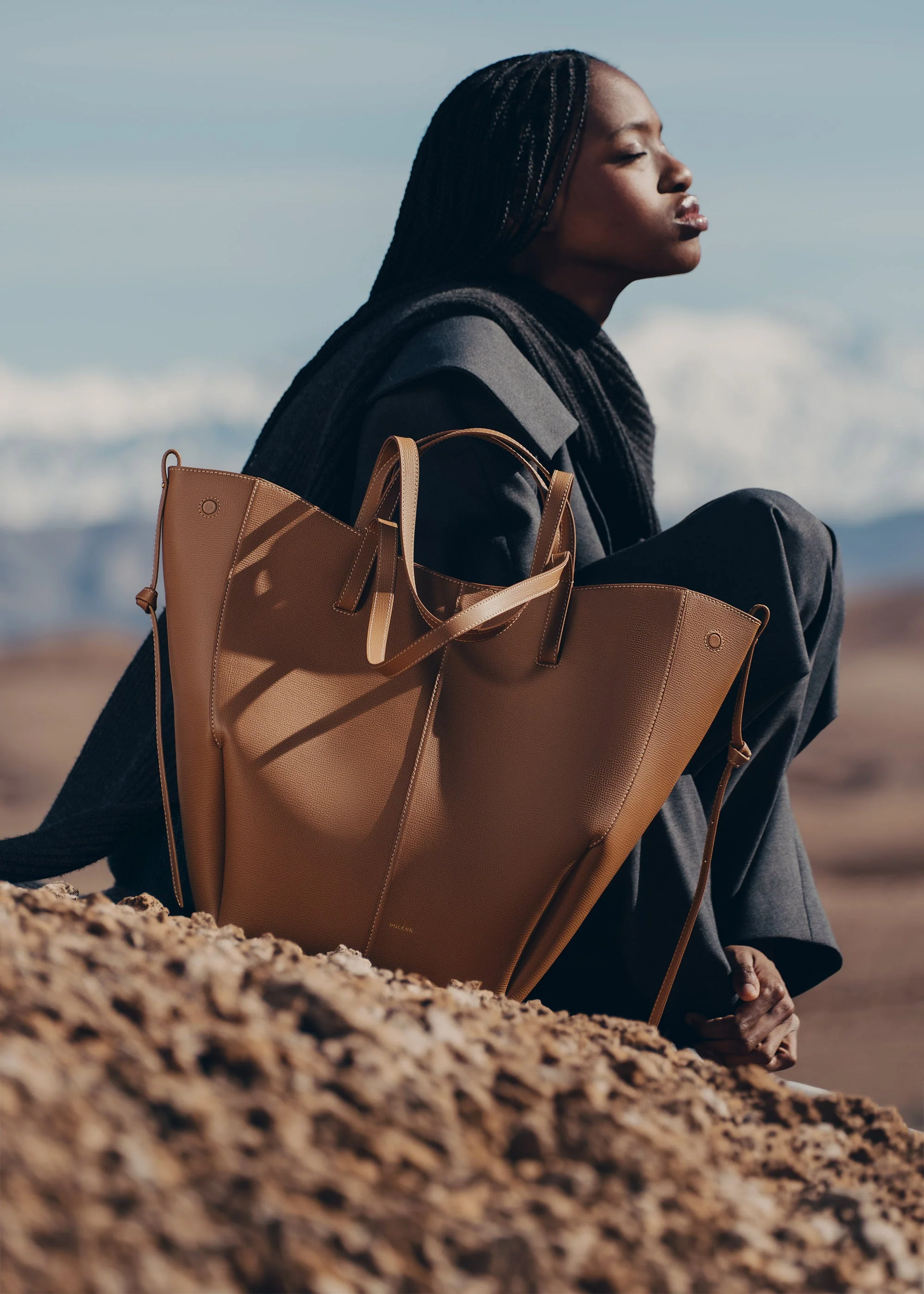 Cyme Tote - Textured Camel - Image 2