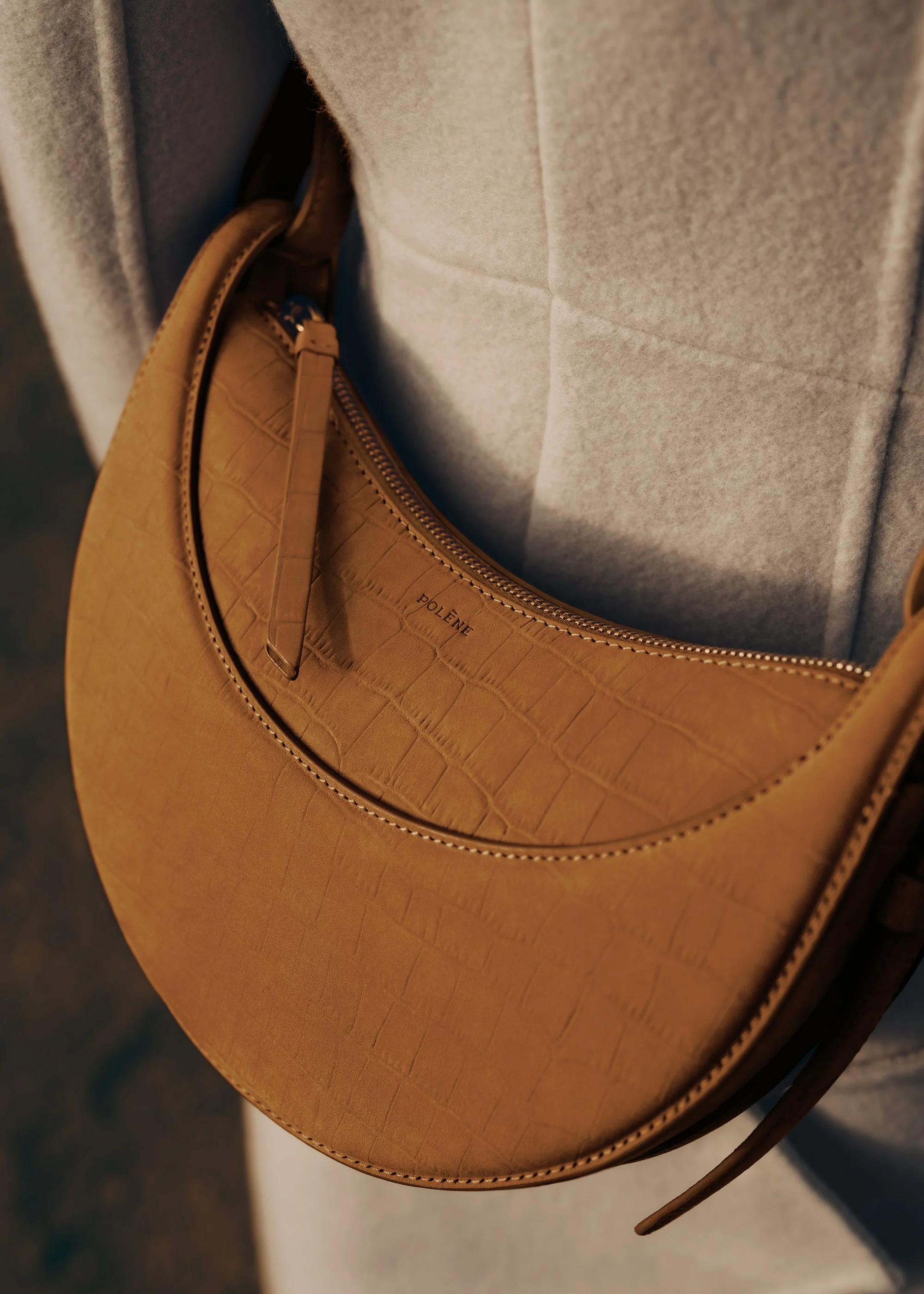 Numéro Dix - Crocodile Nubuck Cinnamon - Image 3